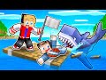 FILME SOBREVIVENDO PRESOS NO MEIO DO MAR COM RAFT NO MINECRAFT !