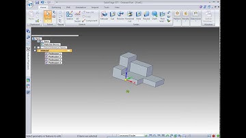 Extrusion command usage in Solid Edge ST7 software