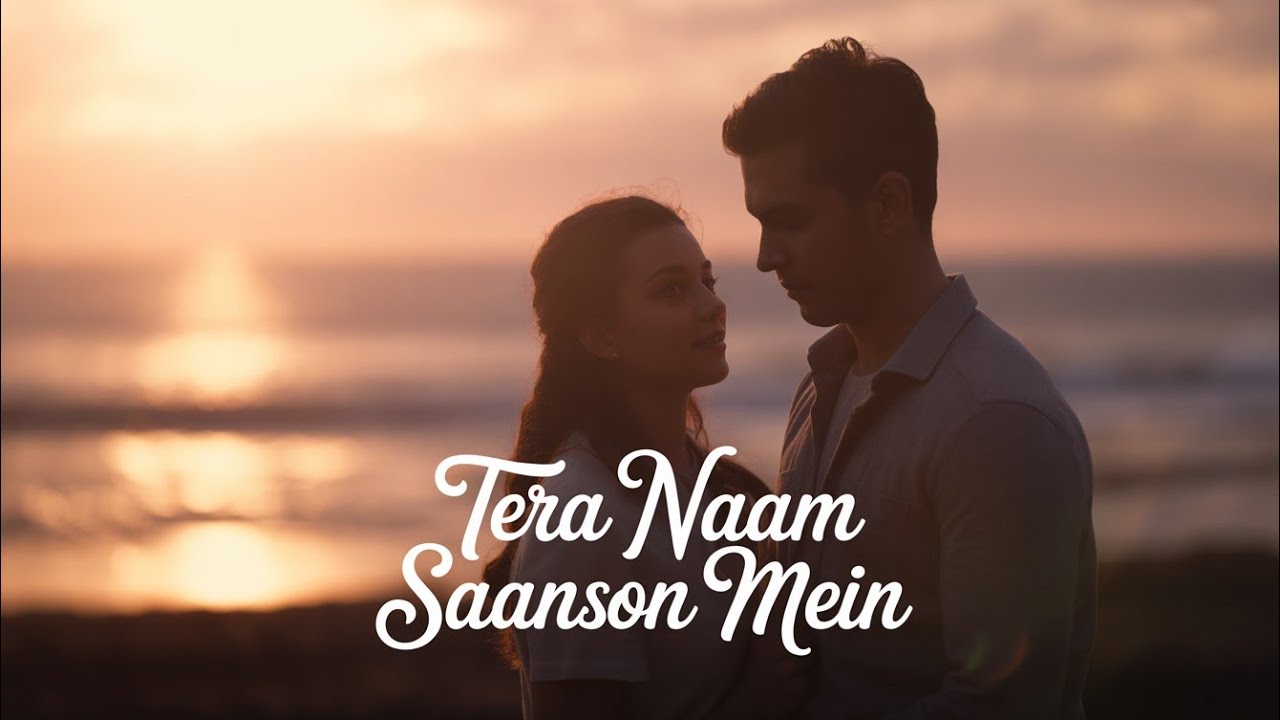 Tera Naam Saanson Mein 💖 | Romantic Hindi Love Song | Made with AI
