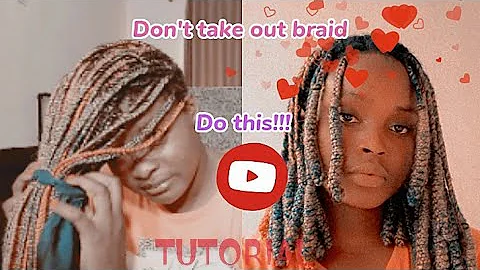 how to create barrel braid| Old braid renewal| in ...