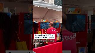 Gamers line up in NYC for Nintendo Switch 2 release