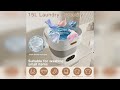 Review: Portable Washing Machine, 15L Mini Collapsible Washer with 3 Cleaning Modes for Baby C...