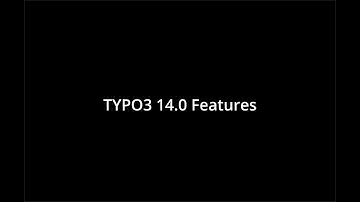 TYPO3 14.0 – Neue Funktionen, UI-Änderungen und Entwickler-Features