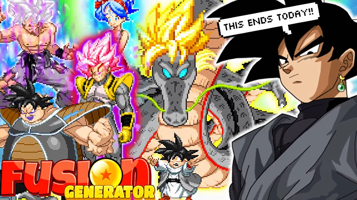 Goku Black's Epic Adventure in Dragon Ball Fusion Generator!