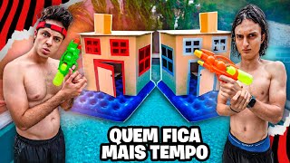 Quem Ficar Mais Tempo Na Sua Casa De Papelão Aquática, Vence