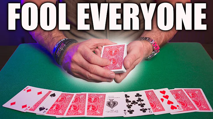 NO SET UP Self-Working Card Trick that FOOLS Everyone (ONLY 12 CARDS!)