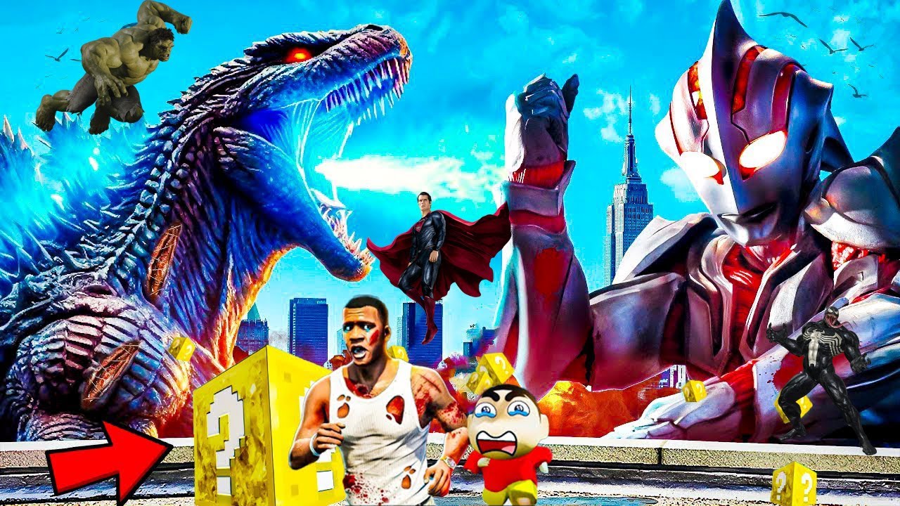 GTA 5 - SHINCHAN VS GODZILLA BONUS EPISODE 2 (MALAYALAM)