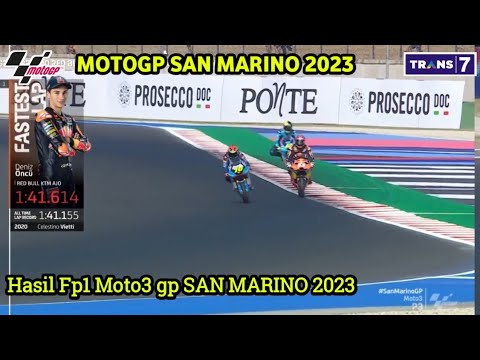 Hasil Latihan Bebas 3 Moto3 San Marino 2023 | fp3 Moto3 San Marino hari ini - Hasil Motogp Hari ini