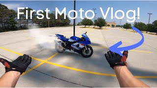 First MotoVlog! First bike, riding tips, and more!