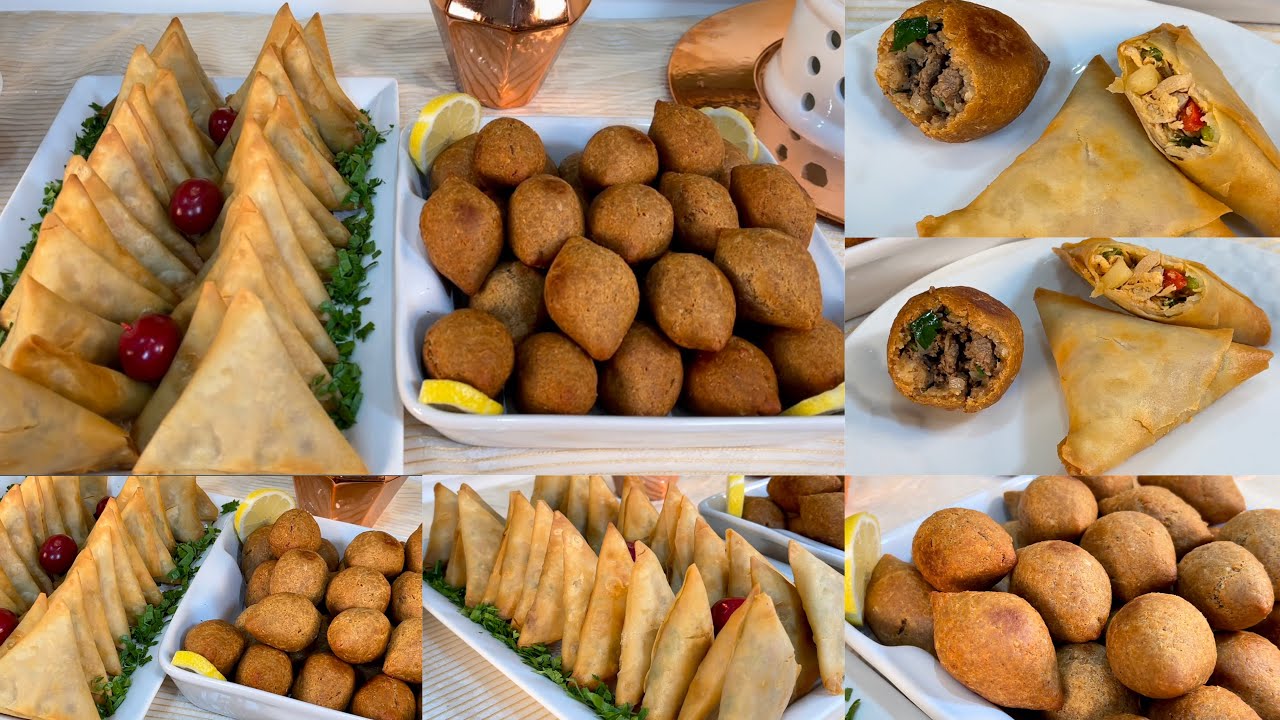 طيبات رمضان سمبوسة الدجاج بالخضار/ الكبة العجيبه المقرمشة احلى فطور