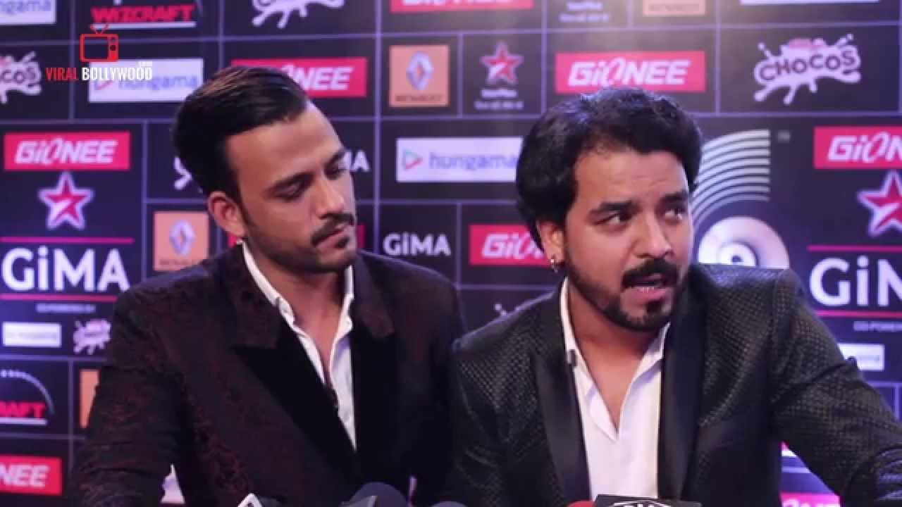 Toshi and Sharib at Gima Awards 2015