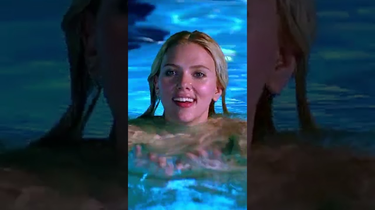 Scarlett johansson swimming