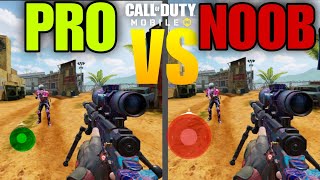 NOOB VS PRO In Call Of Duty Mobile DLQ33 And attachment
