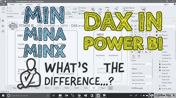 MIN vs MINA vs MINX DAX In Power BI - TAIK18 (6-16) Power BI