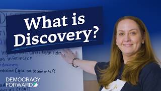 Lawyer Breaking Down Discovery and Why It Matters | Democracy Forward