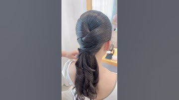 Cách làm nhanh 01 kiểu tóc cô dâu đơn giản