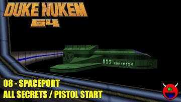 Duke Nukem 64 (RedNukem) - 08 Spaceport - All Secrets