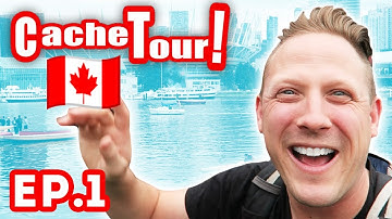 I FOUND MY FIRST GEOCACHE IN CANADA! (Cache Tour Episode 1)