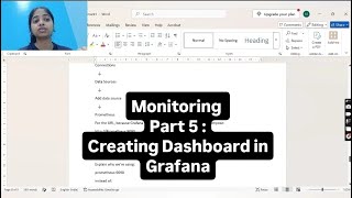 DevOps: Monitoring Part 5 Creating Dashboard in Grafana