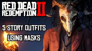 5 Story Outfits Using Masks || Red Dead Redemption 2