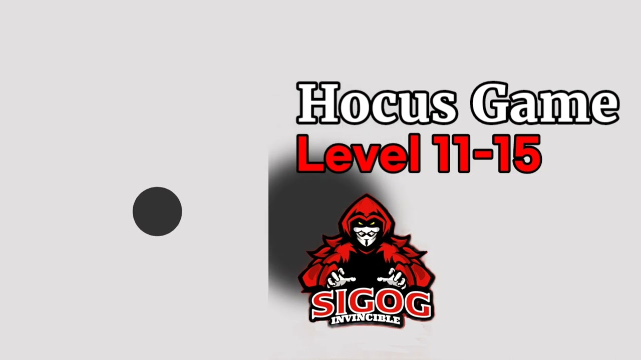 Hocus Game Level 11-15 | Hocus Gameplay | Hocus Puzzle Game | Invincible Sigog