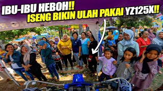 SELEBRASI BIKIN ULAH DEPAN IBU-IBU !! Finish ke 3, Sempat Rusak !! (YZ125X)