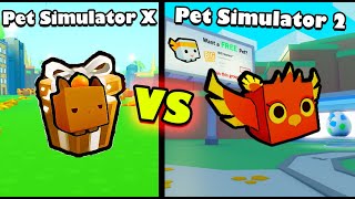 Pet Simulator X VS Pet Simulator 2 | Roblox