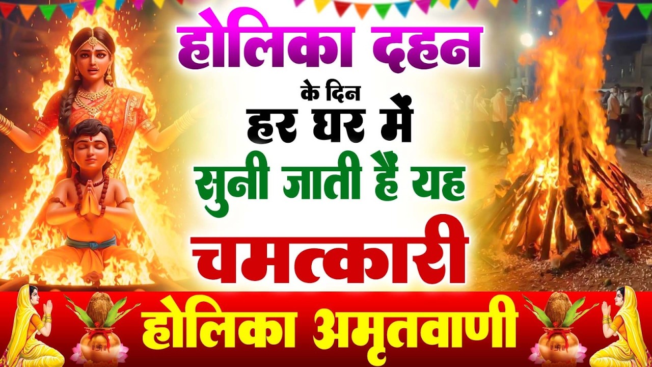 होलिका दहन के दिन हर घर में सुनी जाती हैं यह चमत्कारी शनि अमृतवाणी | Holika Amritwani #Bhajan 2026