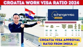 Croatia Work Visa Ratio 2024 ! Croatia WORK Visa from India & Dubai ! Tabrez Malik