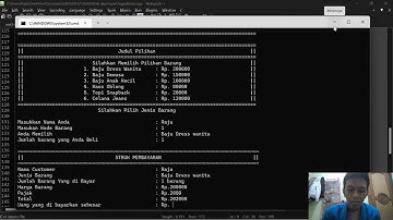 TUGAS BESAR SI PENJUALAN TOKO (MENGGUNAKAN INPUTAN)