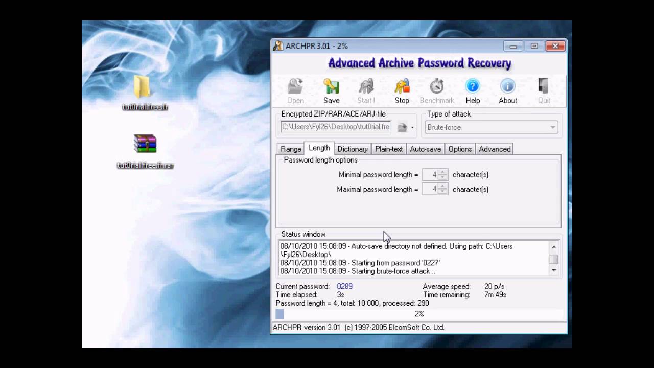 advanced archive password recovery full