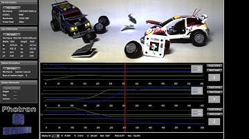 Photron 6D-Marker Analyst demo model car crash - 6D data using only a single camera