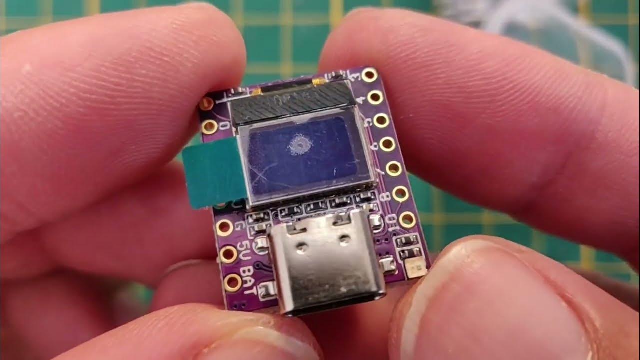 Esp32 c3 oled pico unboxing and official platformio arduino project