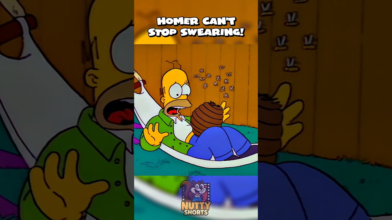 Homer Can't Stop Swearing! 🤬😠 