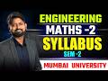 Engineering Mathematics 2 Syllabus |Mumbai University Semester 2 Complete | Ankush Sir