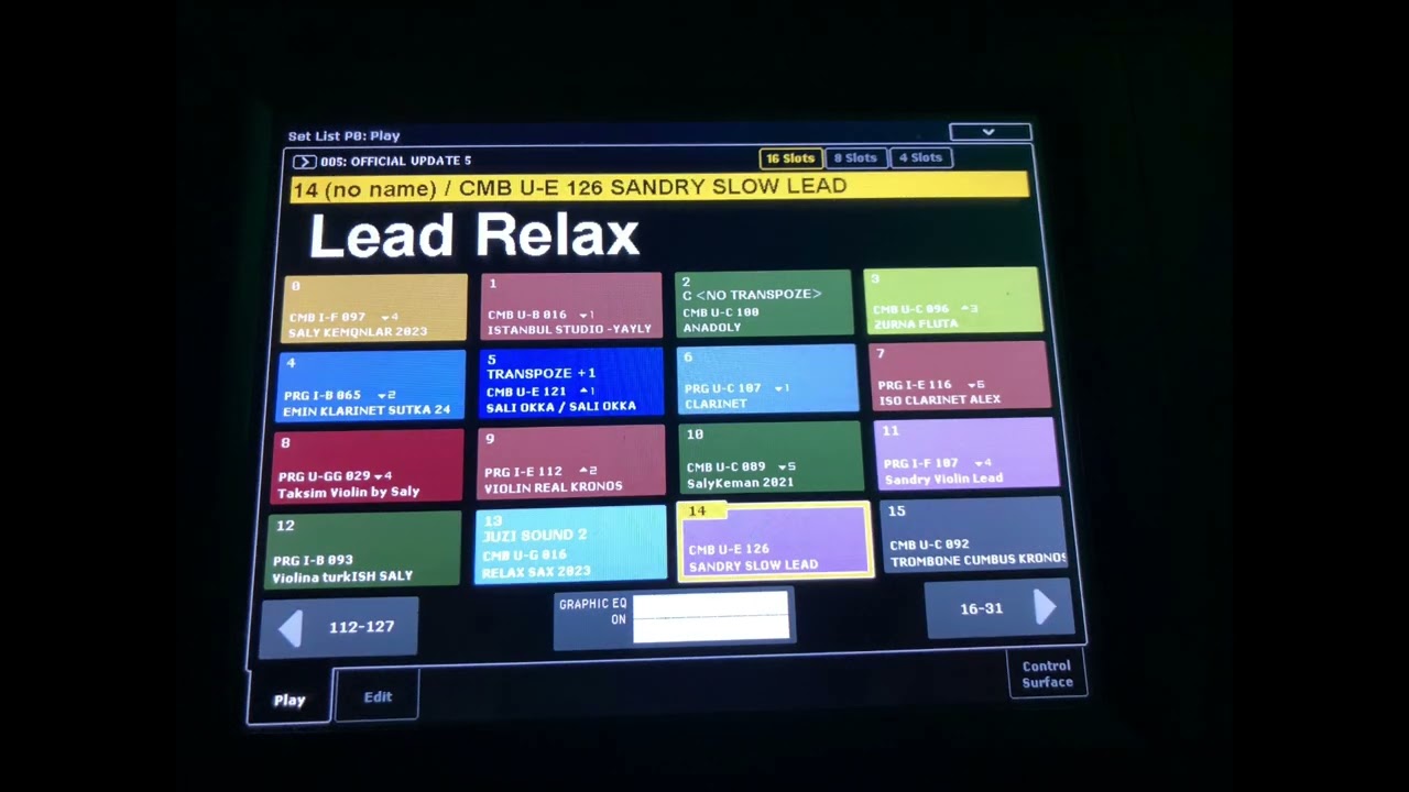 New Sollo Set Korg Kronos 2023