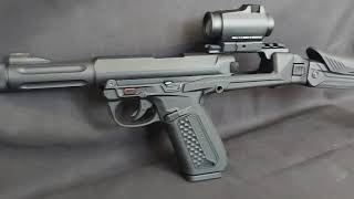 Action Army Adjustable Polymer Folding Stock For Aap01