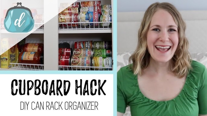 Simple Trending Can Rack Organizer, Stackable Can Storage Dispenser Ho