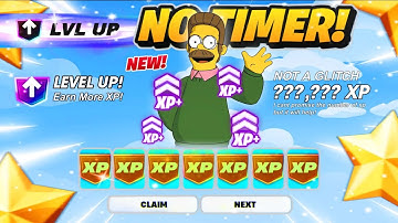 *NO TIMER* Fortnite XP MAP How To LEVEL UP FAST in SIMPSONS SEASON! (EARN XP For BATTLE PASS!)
