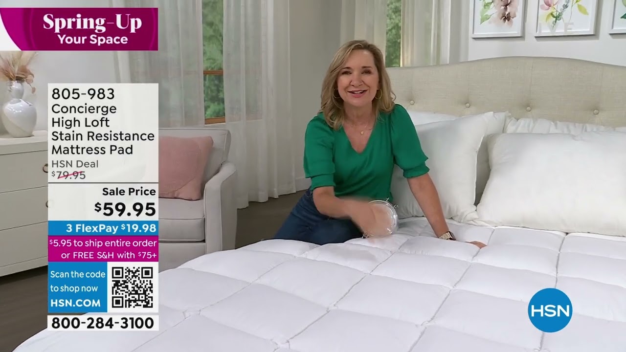 Concierge Collection High Loft Stain Resistance Mattress...