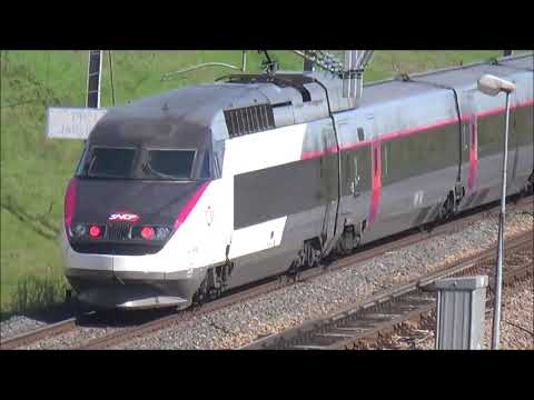 Trains à grande vitesse #9: TGV,  et Ouigo à Jablines (France)