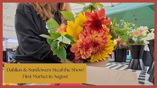 August Flowers Are HERE! 🌸 Dahlias & Sunflowers Take Over the Market