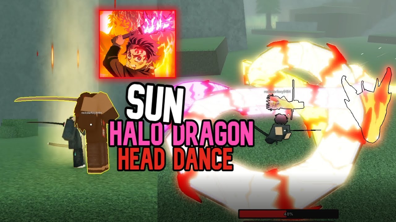 SUN BREATHING SUN HALO DRAGON HEAD DANCE (NEW SUN BREATHING MOVE) ROGUE ...