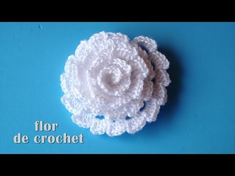 ? DIY - Lindísima FLOR facilísima de CROCHET ? DIY - Beautiful and easy CROCHET FLOWER ?