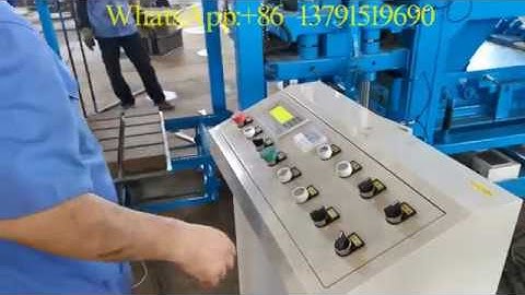 Hot Selling In USA QTJ4-25 Automatic Hollow Block Machine Interlocking Brick Making Machine Price