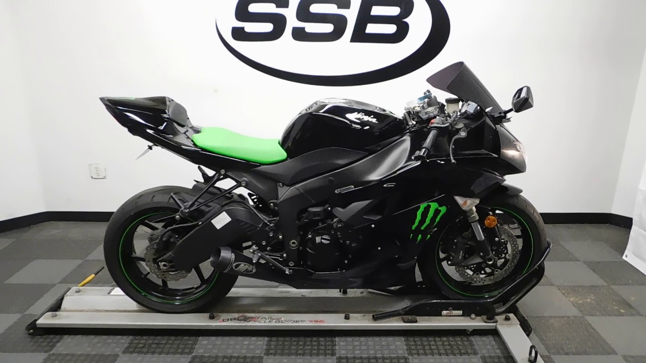 2009 Kawasaki Ninja ZX-6R Monster Edition– used motorcycles for