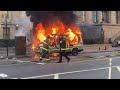 Van Catches Fire Outside San Francisco Mint