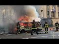 Van Catches Fire Outside San Francisco Mint