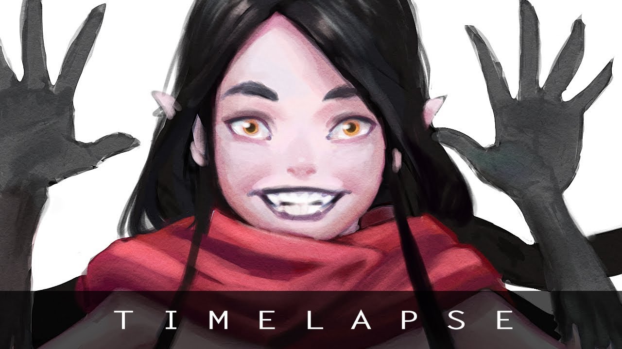 Timelapse - Fantasy Character Illustration