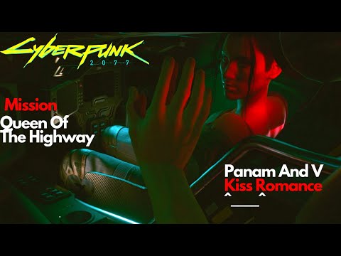Panam And V Kiss Romance Cutscenes Cyberpunk 2077